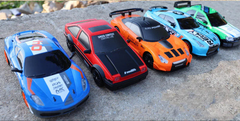 2.4G Drift Rc Car 4WD RC Drift Car Toy Remote Control GTR Model AE86 Vehicle Car RC Racing Car Toy for Children Christmas Gifts